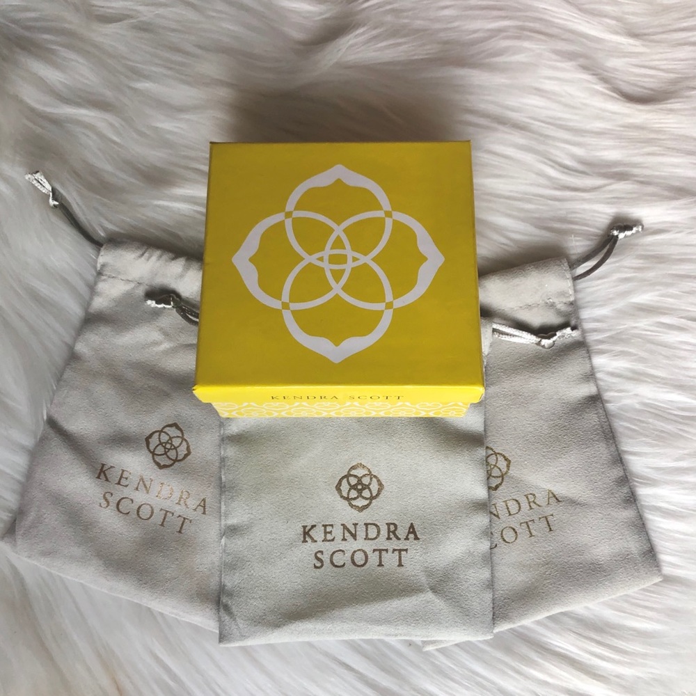 Kendra Scott Dust Bags (3) and Gift Box (1)